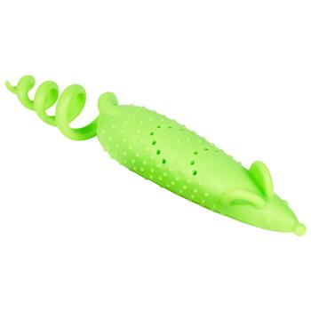 Іграшка для котів GiGwi Refillable Catnip Мишка гумова 16,5см - купити, ціни на MasterZoo - фото 2
