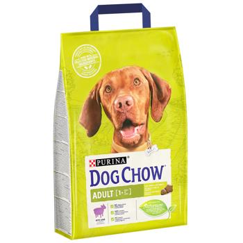 Корм сухий Dog Chow Adult 1+ з ягням для дорослих собак всіх порід 2,5кг - купити, ціни на MasterZoo - фото 1