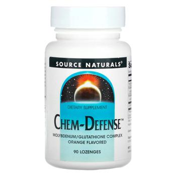 Молибден Source Naturals Chem-Defense со вкусом апельсина 90 леденцов - купить, цены на Biotus - фото 1