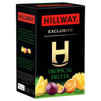 Чай чорний Hillway Exclusive Tropical Fruits листовий 100г - купити, ціни на METRO - фото 2