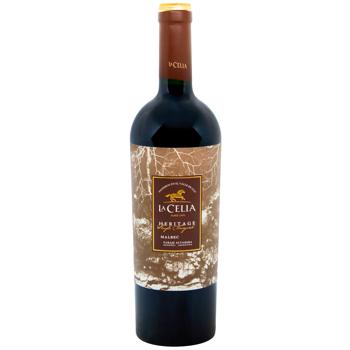Вино La Celia Heritage Malbec червоне сухе 14% 0,75л - купити, ціни на WINETIME - фото 1