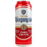 Пиво Оболонь Традиція Світле 4,5% 0,5л