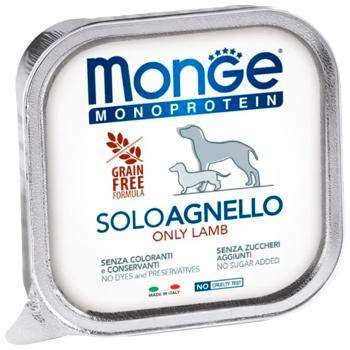 Monge Monoprotein Solo Wet Food with Lamb for Dogs of All Breeds 150g - buy, prices for MasterZoo - photo 1