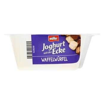 Muller Yogurt with Pieces of Chocolate-Glazed Wafers 130g - buy, prices for Tavria V - photo 3