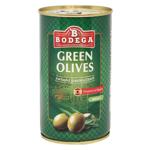 Оливки зеленые Bodega с косточкой 350г