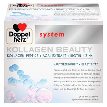 Колаген морський Doppelherz System Kollagen Beauty 30 флаконів по 25 мл