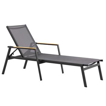 Metro Professional Poza Gray Chaise Longue