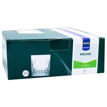 Metro Professional Mirano Low Glass 330ml 6pcs - buy, prices for METRO - photo 3