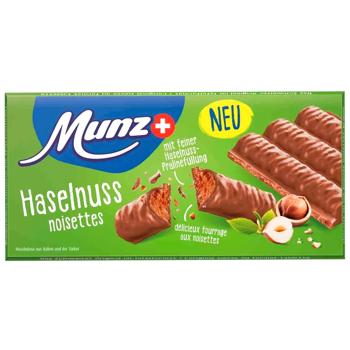 Munz Milk Chocolate and Praline Bar with Hazelnuts 100g - buy, prices for WINETIME - photo 1