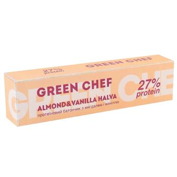 Батончик Green Chef Almond&Vanilla Halva протеїновий з мигдалем і ваніллю 45г - купити, ціни на Grono - фото 3