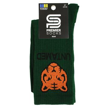 Шкарпетки чоловічі Premier Socks Untamed р.27 зелений