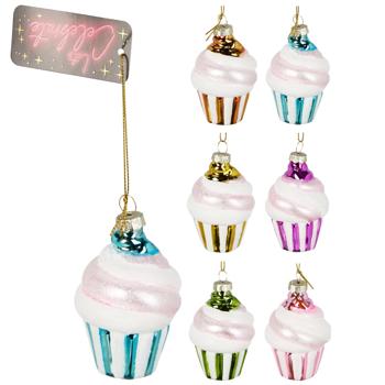 Koopman Cupcake Christmas Tree Decoration