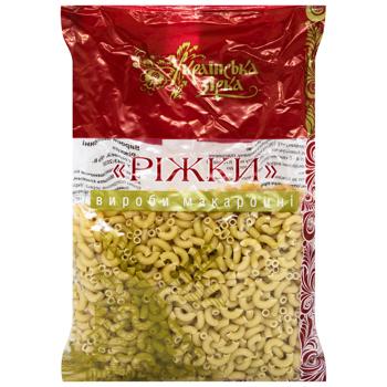 Макаронні вироби Українська Зірка Ріжки 800г - купити, ціни на КОСМОС - фото 1