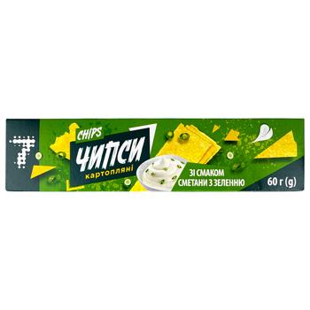 7 Chips with Sour Cream and Herbs Flavor 60g