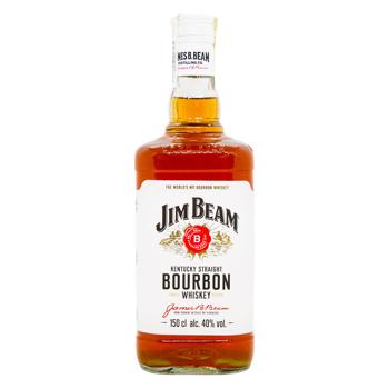 Віскі Jim Beam White 40% 1,5л - купити, ціни на AlcoHub - фото 1