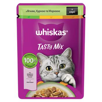 Whiskas Tasty Mix Wet Food with Lamb, Chicken and Carrots for Cats 85g - buy, prices for COSMOS - photo 1