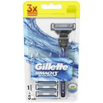 Gillette Mach3 Start Razor + 3 Replaceable Cartridges
