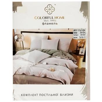 Комплект постельного белья Colorful Home фланель - купить, цены на - фото 7