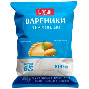 Напівфабрикат фас. ФЕДИК Вареники з картоплею / 800г - buy, prices for Torba - photo 1