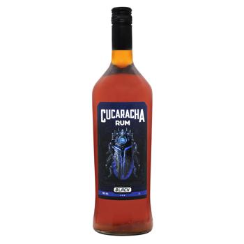 Cucaracha Black Rum 40% 1l - buy, prices for MegaMarket - photo 1