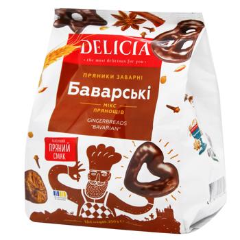 Пряники Delicia Баварські заварні 250г - купити, ціни на КОСМОС - фото 1