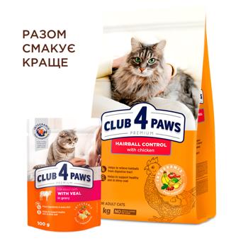 Club 4 Paws Premium Dry Food with Chicken for Hairball Control in Cats 2kg - buy, prices for MasterZoo - photo 5