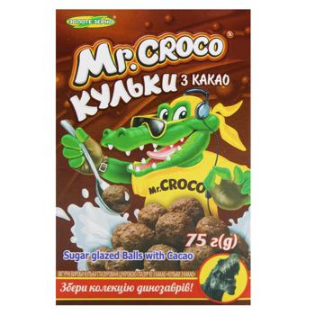 Zolote Zerno Mr.CroCo Chocolate Balls Dry Breakfast 75g - buy, prices for - photo 2