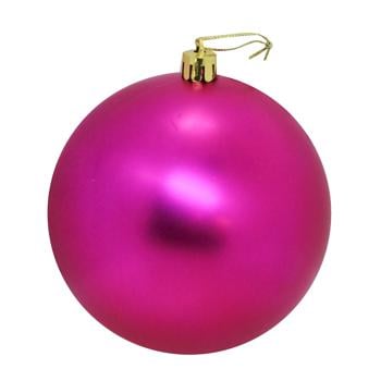 Koopman Christmas Ball 10cm Fuchsia in Assortment - buy, prices for NOVUS - photo 2