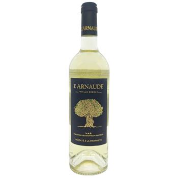 Вино L'arnaude біле сухе 12,5 0,75л - купити, ціни на КОСМОС - фото 1