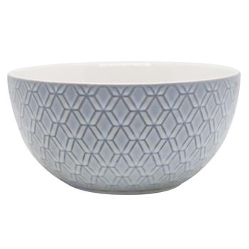 Gray Pattern Ceramic Salad bowl 14cm - buy, prices for - photo 2