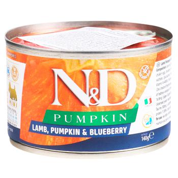 Farmina N&D Pumpkin Wet Food with Lamb, Pumpkin and Blueberry for Adult Dogs of Small Breeds 140g - buy, prices for MasterZoo - photo 1