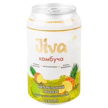 Jiva Unhopped Pineapple Kombucha 0.33l - buy, prices for NOVUS - photo 1
