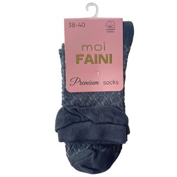 Moi Faini Double Board Women's Dark Gray Socks Size 38-40 - buy, prices for - photo 1