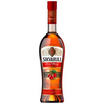 Sikvaruli Cherry Alcoholic Drink 30% 0.5l