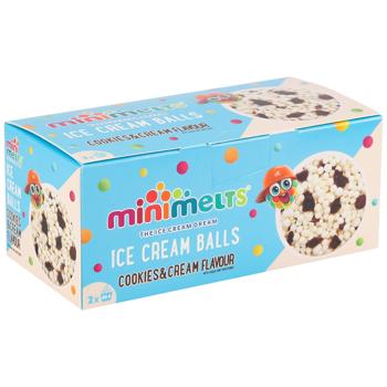 Морозиво Mini Melts Cookies&Cream 50г х 2шт - купити, ціни на Епіцентр FOOD - фото 1