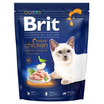 Brit Premium Dry Food with Chicken for Indoor Cats 300g - buy, prices for COSMOS - photo 1