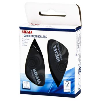 Стрічка-коректор Sigma 5мм 6м 2шт - купити, ціни на METRO - фото 2