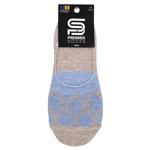 Підслідники чоловічі Premier Socks меланж р.25-29 бежевий з блакитним