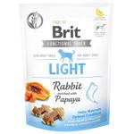 Лакомство для собак Brit Care Light с кроликом и папайей для контроля веса 150г