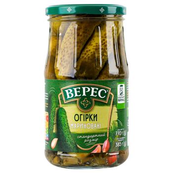 Veres Pickled Cucumbers 770g - buy, prices for Ideal - photo 1