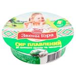 Сыр Звени Гора плавленый пастообразный со вкусом укропа и чеснока 64% 90г