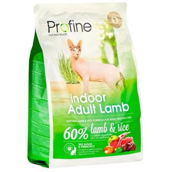 Profine Dry Food with Lamb and Rice for Indoor Cats 2kg - buy, prices for MasterZoo - photo 3