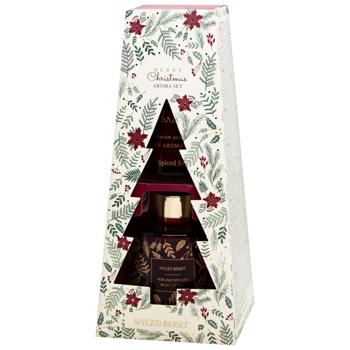 Merry Christmas Aroma Set Candle 5.5x6.5cm and Aroma Diffuser 80ml - buy, prices for METRO - photo 4