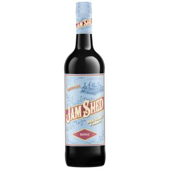 Вино Jam Shed Shiraz червоне напівсухе 13,5% 0,75л