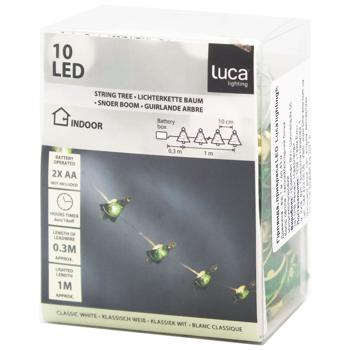 Гірлянда-струна Ялинка біла 1,3м - купити, ціни на ULTRAMARKET - фото 1