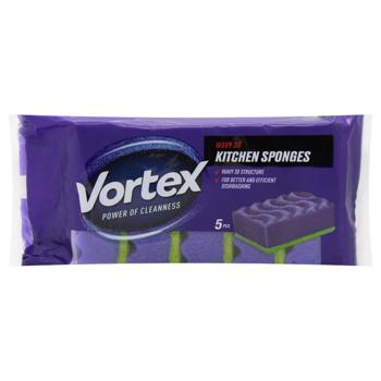 Vortex 3D Wave Kitchen Sponges 5pcs - buy, prices for NOVUS - photo 1