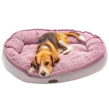 Лежак Harley and Cho Donut Soft Touch Pink 110х80см розовый - купить, цены на MasterZoo - фото 2
