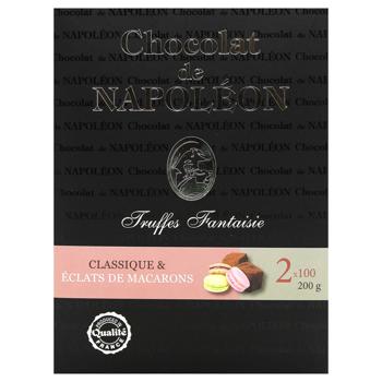 Chocolat de Napoleon Classic Fantaisie Truffle With Cookies Macaroons Candy 2*100g - buy, prices for MegaMarket - photo 2