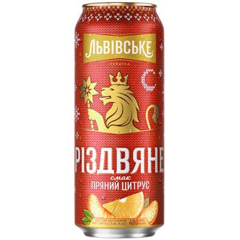 Lvivske Christmas Spice Citrus Dark Beer 4% 0.48l