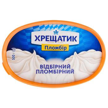 Морозиво Хладик Хрещатик Пломбір 500г - купити, ціни на Auchan - фото 3